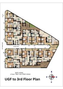 Image of 950 Sq.ft 2 BHK Apartment / Flat for sale in Trinity High Street North Avenue, Noida Extension, Greater Noida for Rs. 4489000