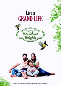 Image of 1045 Sq.ft 2.5 BHK Apartment / Flat for sale in Arttech Maulshree Heights, Sector 84, Faridabad for Rs. 10000000