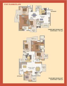Image of 1316 Sq.ft 2 BHK Apartment / Flat for sale in Swatantra Indraprastha Apartments, Sector 32, Faridabad for Rs. 10000000