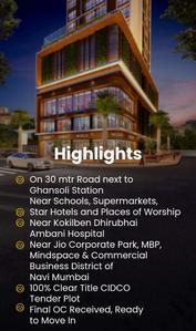 Image of 750 Sq.ft 2 BHK Apartment / Flat for sale in Queenstown Springs, Ghansoli, Navi Mumbai for Rs. 14500000