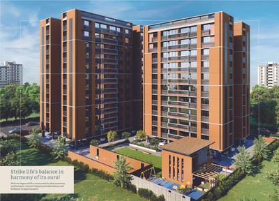 Image of 1557 Sq.ft 3 BHK Apartment / Flat for sale in Swamev Imperia, Sargasan, Gandhinagar for Rs. 6750000