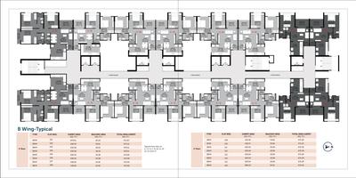 Image of 912 Sq.ft 2 BHK Apartment / Flat for sale in Kundan Praangan, Bopkhel, Pune for Rs. 6459000