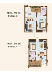 Image of 1015 Sq.ft 1 BHK Apartment / Flat for sale in Pushpanjali Imperial Heights, Mussoorie Road, Dehradun for Rs. 8500000