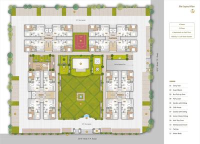 Image of 1210 Sq.ft 2 BHK Apartment / Flat for sale in Rameshwaram Keshav Heights, Bhimrad, Surat for Rs. 6000000