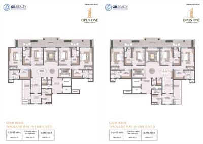 Image of 5187 Sq.ft 5 BHK Apartment / Flat for sale in Opus One, New Chandigarh, Chandigarh for Rs. 65775150