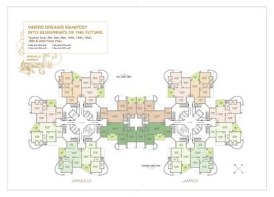 Image of 864 Sq.ft 2 BHK Apartment / Flat for sale in Nahar Jonquille and Jamaica, Powai, Mumbai for Rs. 22700000