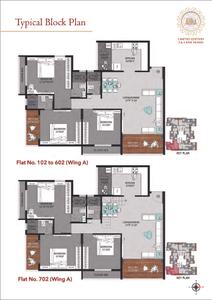 Image of 1707 Sq.ft 3 BHK Apartment / Flat for sale in The Avenue Aura, Govind Nagar, Nashik for Rs. 12000000