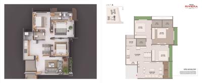 Image of 1485 Sq.ft 3 BHK Apartment / Flat for sale in Swastik Riviera, Vaishno Devi Circle, Ahmedabad for Rs. 7200000