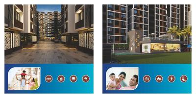 Image of 1215 Sq.ft 2 BHK Apartment / Flat for sale in Kavish Karnavati Riviera, New Maninagar, Ahmedabad for Rs. 4000000