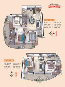 Image of 800 Sq.ft 2 BHK Apartment / Flat for sale in Saidham Kohlis Avenue, Mira Patti, Allahabad for Rs. 5811313