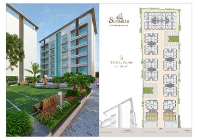Image of 1700 Sq.ft 3 BHK Apartment / Flat for sale in Sundaram Residency, Bholav, Bharuch for Rs. 6500000