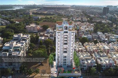 Image of 1242 Sq.ft 2 BHK Apartment / Flat for sale in Maitri Tower, Motera, Ahmedabad for Rs. 6400000