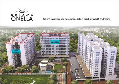 Image of 1400 Sq.ft 3 BHK Apartment / Flat for sale in Dreams Onella, Hadapsar, Pune for Rs. 8700000