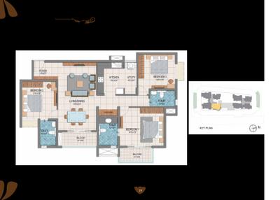 Image of 2901 Sq.ft 4 BHK Apartment / Flat for sale in Prestige Dolce Vita, Whitefield, Bengaluru for Rs. 37500000