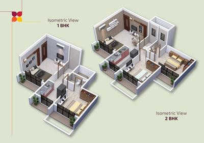 Image of 1080 Sq.ft 2 BHK Apartment / Flat for sale in Millennium Hilton, Panvel, Navi Mumbai for Rs. 15500000