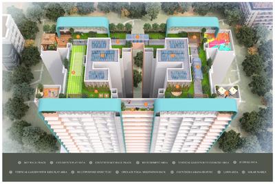 Image of 929 Sq.ft 3 BHK Apartment / Flat for sale in DPS Nakshatra Heights, Kandivali West, Mumbai for Rs. 24000000
