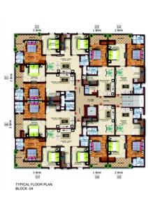 Image of 950 Sq.ft 2 BHK Apartment / Flat for sale in Vihaan Galaxy, Kulesara, Greater Noida for Rs. 3800000