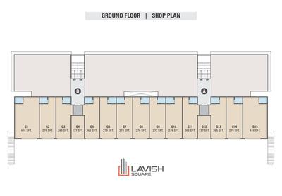 Image of 1035 Sq.ft 3 BHK Apartment / Flat for sale in Empire Lavish Square, Kadi, Mehsana for Rs. 5200000