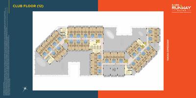 Image of 400 Sq.ft 1 BHK Studio for sale in Gaurs Gaurs Runway Suites, Yeida, Greater Noida for Rs. 4300000