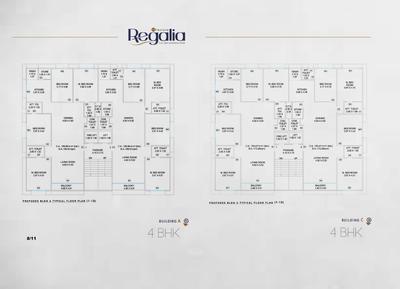 Image of 2205 Sq.ft 3 BHK Apartment / Flat for sale in Shyam Milestone Regalia, Vesu, Surat for Rs. 12100000