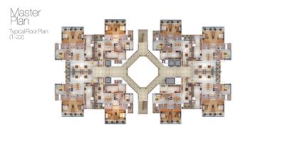 Image of 2000 Sq.ft 3 BHK Apartment / Flat for sale in Joyalukkas Gold Tower, Edappally, Kochi for Rs. 25000000