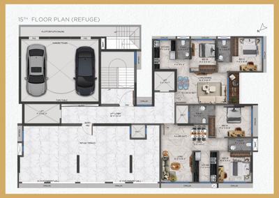 Image of 655 Sq.ft 2 BHK Apartment / Flat for sale in Mansarovar Residency, Vikhroli East, Mumbai for Rs. 14000000