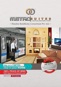 Image of 1585 Sq.ft 3 BHK Apartment / Flat for sale in Nandini Metro Suites, Vaishali, Ghaziabad for Rs. 19500000