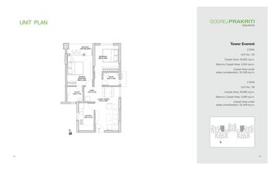Image of 1160 Sq.ft 3 BHK Apartment / Flat for sale in Godrej Prakriti, Sodepur, Kolkata for Rs. 5800000
