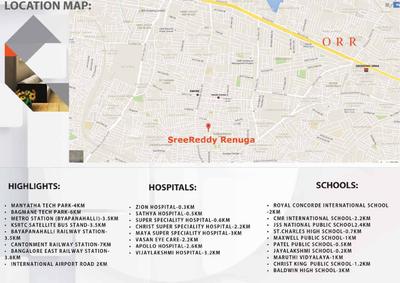 Image of 1450 Sq.ft 3 BHK Apartment / Flat for sale in Sree Reddy Renuga, Dodda Banaswadi, Bengaluru for Rs. 7500009