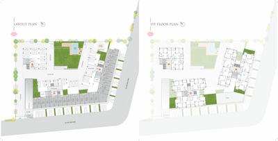 Image of 1485 Sq.ft 2 BHK Apartment / Flat for sale in Lotus Heights, Koba, Gandhinagar for Rs. 7200000