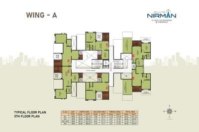 Image of 500 Sq.ft 1 BHK Apartment / Flat for sale in Shevi Atulya Nirman A B Wing, Tathawade, Pune for Rs. 4800000