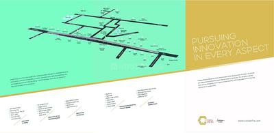 Image of 1221 Sq.ft 2 BHK Apartment / Flat for sale in Costa Coral Reef by Costa Infra, Electronic City, Bengaluru for Rs. 8000000