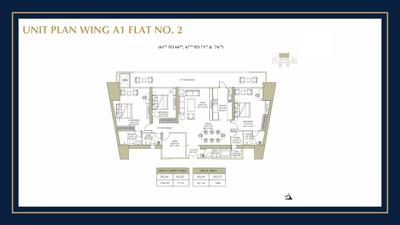 Image of 2500 Sq.ft 3 BHK Apartment / Flat for sale in Lokhandwala Minerva, Worli, Mumbai for Rs. 75000000