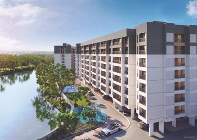 Image of 753 Sq.ft 1 BHK Apartment / Flat for sale in Shantee Flamingo Residency, Vasai West, Vasai for Rs. 4450000