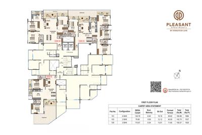 Image of 2188 Sq.ft 3 BHK Apartment / Flat for sale in Shree Venkatesh Pleasant, Erandwane, Pune for Rs. 46100000
