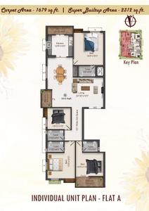 Image of 2312 Sq.ft 4 BHK Apartment / Flat for sale in Sree Sai Altis, Manapakkam, Chennai for Rs. 26600000