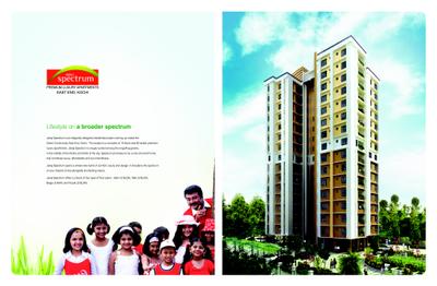 Image of 1390 Sq.ft 3 BHK Apartment / Flat for sale in Jairaj Spectrum, Kakkanad, Kochi for Rs. 7500000