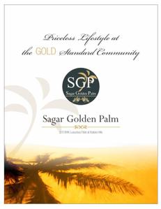 Image of 1200 Sq.ft 3 BHK Apartment / Flat for sale in Ms Agrawal Sagar Golden Palm, Bagmugaliya, Bhopal for Rs. 2950000