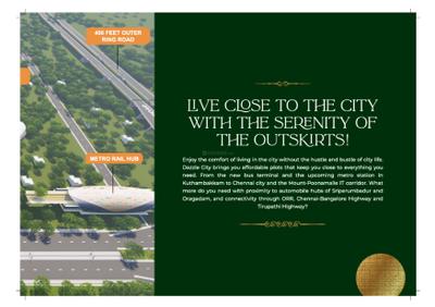 Image of 900 Sq.ft Residential Plot / Land for sale in VR Dazzle City, Poonamallee, Chennai for Rs. 2410000