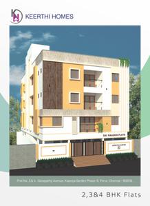 Image of 890 Sq.ft 2 BHK Apartment / Flat for sale in Keerthi Sai Naadha Flats, Porur, Chennai for Rs. 8544000