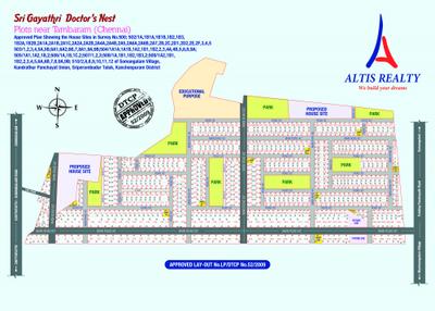 Image of 1100 Sq.ft 2 BHK Independent House for sale in Avita Sri Gayathri Doctors Nest, Erumaiyur, Chennai for Rs. 4500000