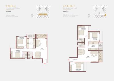 Image of 1745 Sq.ft 3 BHK Apartment / Flat for sale in Gami Satyam Palacio, Kharghar, Navi Mumbai for Rs. 25600000