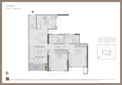 Image of 1450 Sq.ft 3 BHK Apartment / Flat for sale in K Raheja Raheja Vistas T1 And T2, Baner, Pune for Rs. 13800000
