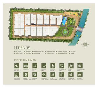 Image of 1120 Sq.ft 2 BHK Apartment / Flat for sale in SLV Enclave, K R Puram, Bengaluru for Rs. 8400000