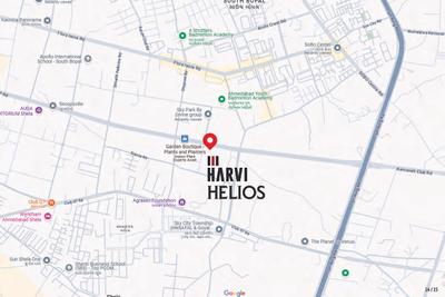 Image of 1830 Sq.ft 3 BHK Apartment / Flat for sale in Swastik Harvi Helios, Bopal, Ahmedabad for Rs. 8235000