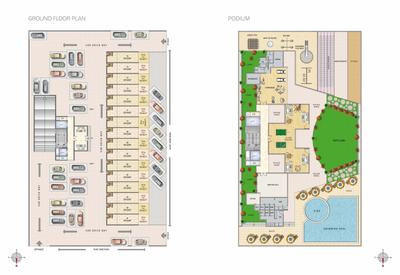 Image of 1100 Sq.ft 2 BHK Apartment / Flat for sale in Keystone Elita, Kharghar, Navi Mumbai for Rs. 16000000