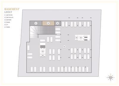 Image of 1284 Sq.ft 3 BHK Apartment / Flat for sale in Dharma Emerald, New Manjalpur, Vadodara for Rs. 6000000