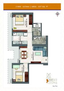 Image of 820 Sq.ft 2 BHK Apartment / Flat for sale in ASHAR MAPLE BIRCH, Mulund West, Mumbai for Rs. 17300000