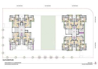 Image of 2718 Sq.ft 3 BHK Penthouse for sale in Sahajanand Elite, Sargasan, Gandhinagar for Rs. 9200000