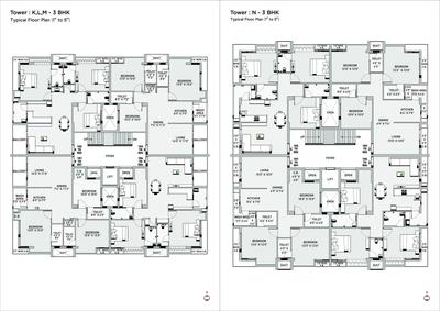 Image of 929 Sq.ft 3 BHK Apartment / Flat for sale in Sopan Elegance, Yogi Nagar, Rajkot for Rs. 6500000